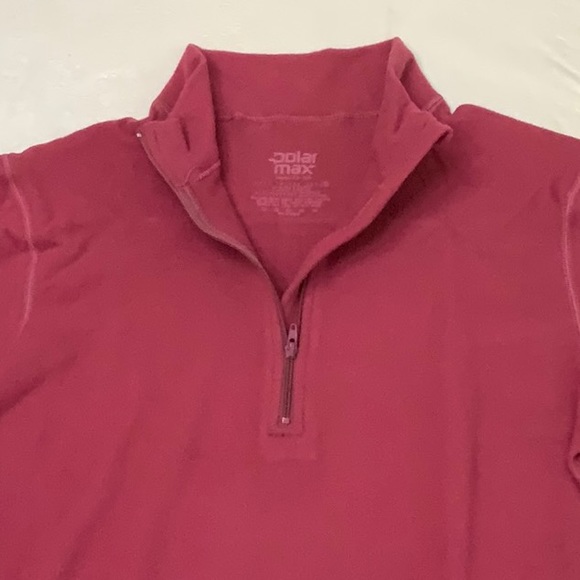 PolarMax BASELAYER QUATTRO FLEECE ZipMock top - Berry Glaze - Picture 2 of 13